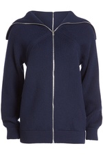 Ribbed Wool Zip-Up Jacket by Victoria Beckham