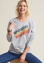 Wrangler Peppy Pullover Sweatshirt by Wrangler