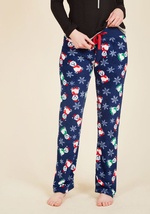 Plush and Pull Lounge Pants in Santa Bears by Golden Touch Imports, Inc