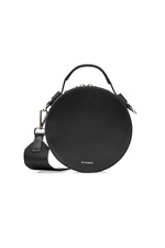 Drum Leather Shoulder Bag by Jil Sander