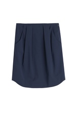 Euphilotes Wool Skirt by Jil Sander Navy