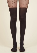 Dotted on the Scene Tights by Gipsy Tights