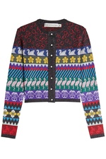 Printed Cardigan with Metallic Thread by Mary Katrantzou