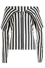 Striped Top with Zipped Front by Marques' Almeida