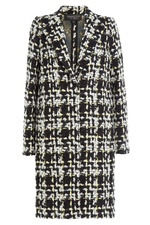 Bouclé Vrigin Wool Coat by Giambattista Valli