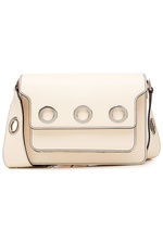 Leather Shoulder Bag with Fabric Strap by Marni