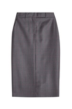 Printed Wool Pencil Skirt with Silk by CALVIN KLEIN 205W39NYC