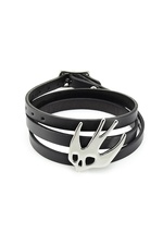 Swallow Wrap Leather Bracelet by McQ Alexander McQueen