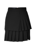 Wool Crepe Pleated Skirt by Emanuel Ungaro