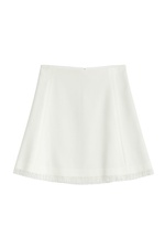 Wool Blend Skirt with Fringe by Chloe