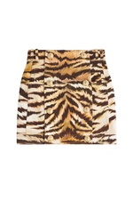 Animal Print Skirt by Balmain