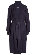 Wool Cardigan with Belt by Jil Sander Navy