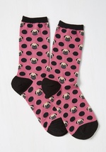 Pug-a-Dots Socks by SOCKSMITH