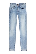 The High Waist Stiletto Cropped Skinny Jeans by Current/Elliott