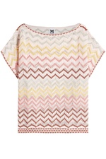 Knit Top with Cotton and Metallic Thread by M Missoni