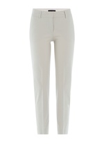 Stretch Cotton Cropped Pants by Piazza Sempione