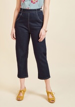 Collectif Don't You Forget About Jeans Wide-Leg Overalls by Collectif