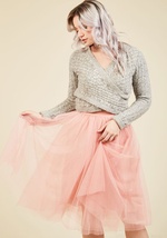 It's Never Tulle Late A-Line Skirt by Esley