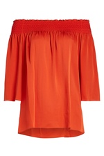 Off-The-Shoulder Silk Tunic by Theory