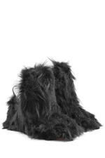 Faux Fur Mules by Maison Margiela