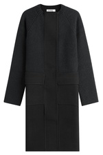 Fleece Wool Coat with Cashmere by Jil Sander