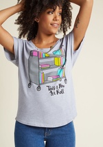 It's Literature, Fam Graphic T-Shirt by Out of Print