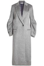 Coat in Alpaca and Wool by Victoria Beckham