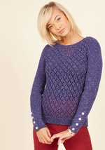 Impromptu Photoshoot Sweater in Dusk by Asmara International Limited