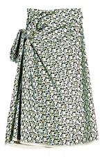 Printed Skirt in Cotton by Marni