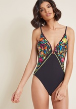 Fierce Fauna One-Piece Swimsuit by Nanette Lepore