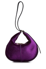 Velvet Hobo Bag with Leather by Nina Ricci