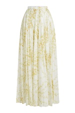 Sade Printed Cotton Maxi Skirt by BROCK COLLECTION