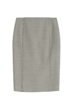 Printed Wool Pencil Skirt by Ralph Lauren Black Label