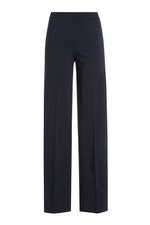 Wool/Jersey Wide-Leg Trousers by Helmut Lang