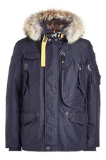 Down Jacket with Fur Trimmed Hood by Parajumpers