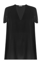 Silk Cape Top by Alexander McQueen