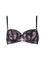 French Flavour Balconette Contour Bra in Jet/Cameo Rose by Heidi Klum