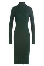 Wool-Silk Turtleneck Dress by Nina Ricci