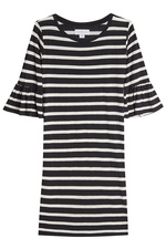 Andena Striped Dress with Cotton by Velvet