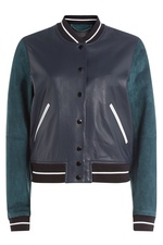 Suede and Leather Varsity Jacket by Rag & Bone