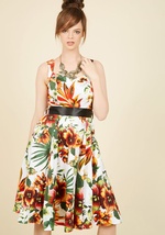 Luau or Never Floral Dress by Hessar Trading Co. LTD