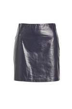 Micro Mini Leather Skirt by Theory