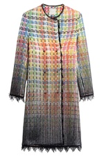 Cotton Coat with Metallic Thread by Marco de Vincenzo