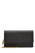 Leather Shoulder Bag with Silver-Tone Brass by Alexander McQueen