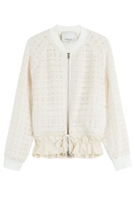 Sheer Plaid Blouson Jacket by 3.1 Phillip Lim