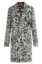 Zebra Print Wool Coat by Missoni