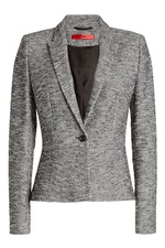 Textured Cotton Blazer by Hugo