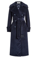 Corduroy Trench Coat by Nina Ricci