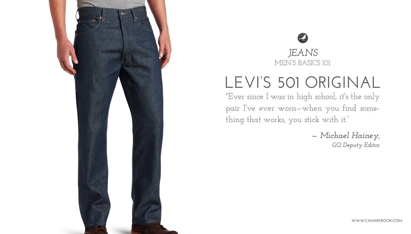 Men's Basics 101 - Jeans submitted by Canary + Rook