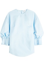 Pintuck Cuff Shirt by Delpozo